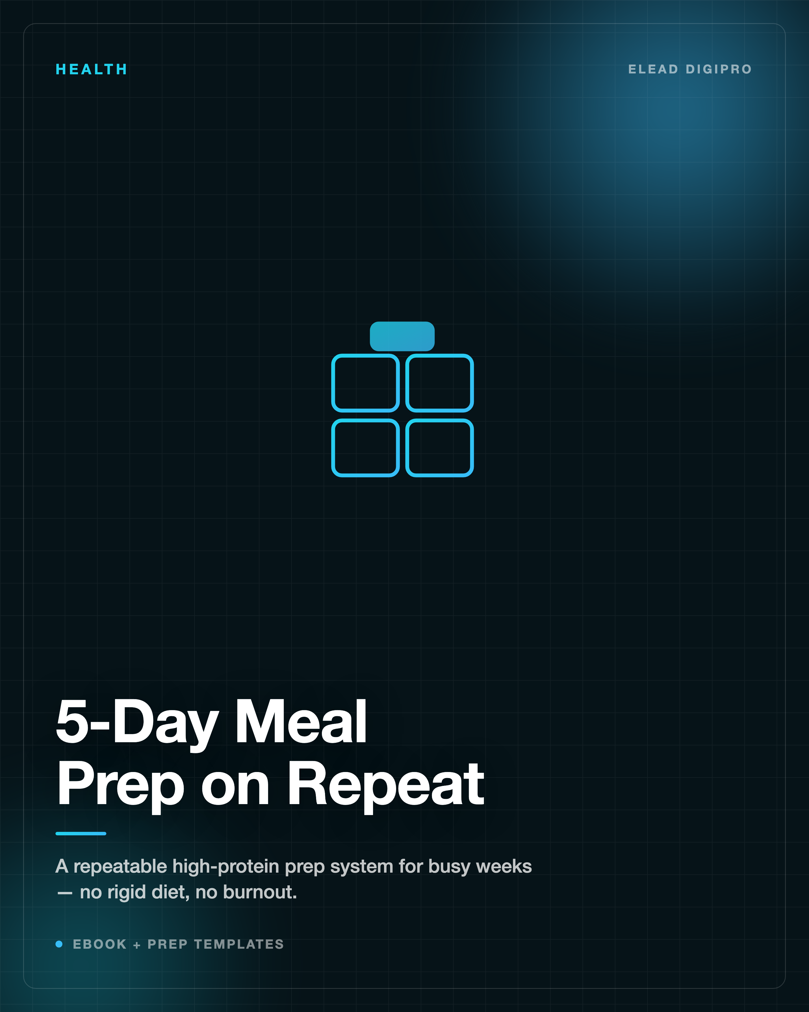5-Day Meal Prep on Repeat cover
